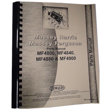 Aftermarket Fits Massey Ferguson 4880 Tractor Chassis Parts Manual RAP79022